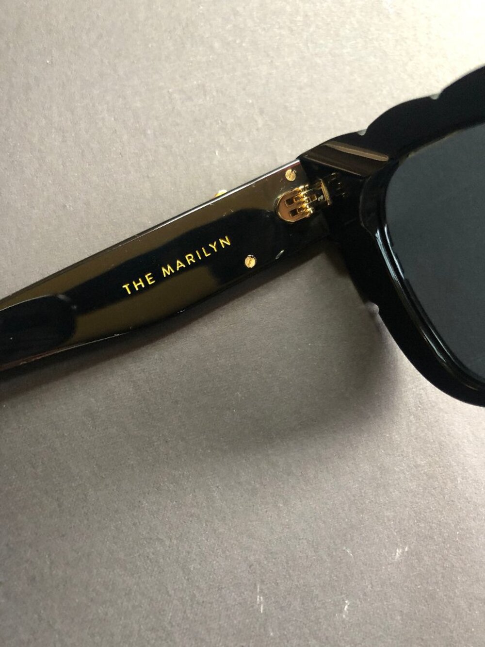 Spell & the Gypsy x pared Marilyn Thick Arm with Solid Grey Lens Sunglasses  NEW - Picture 6 of 12